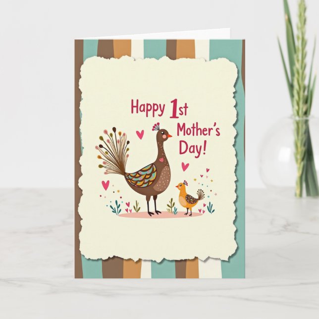 Avian First Mothers Day Card (Front)