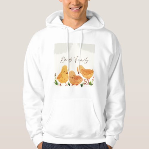 Avian Harmony Mens T_Shirt Featuring a Beautiful Hoodie