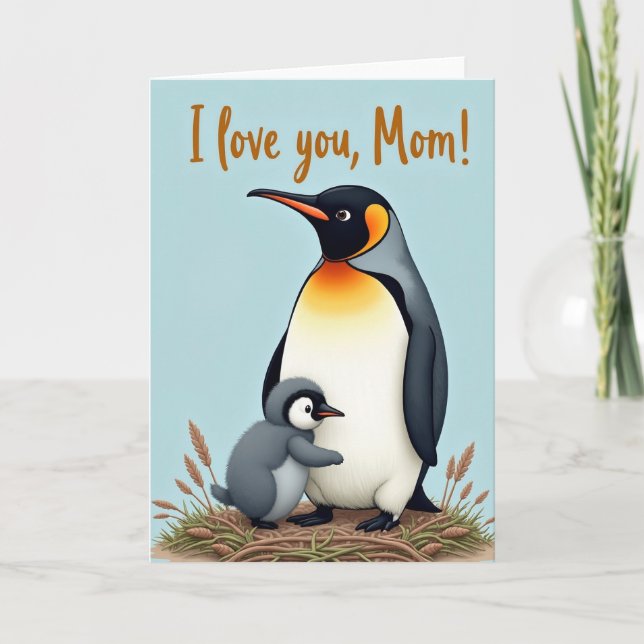 Avian I Love You Mom Card (Front)