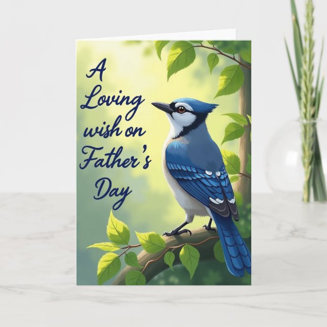 Avian Loving Fathers Day Wish Card (Front)