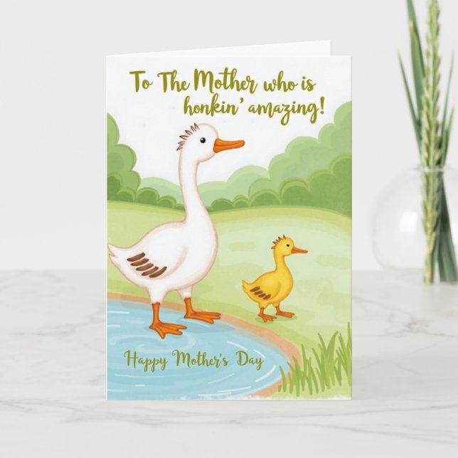 Avian Mothers Day Art Card (Front)