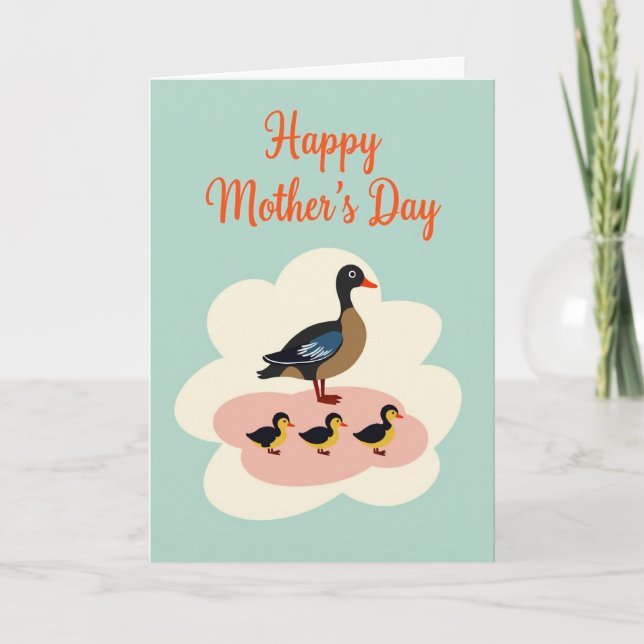 Avian Mothers Day Scene Card (Front)