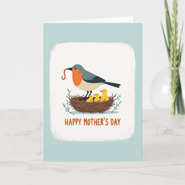 Avian Mothers Day Treat Card (Front)