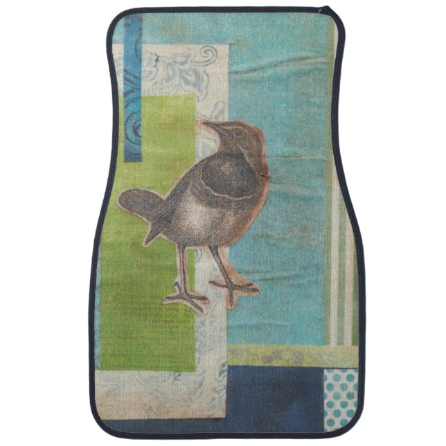 Avian Scrapbook I Car Floor Mat (Front)