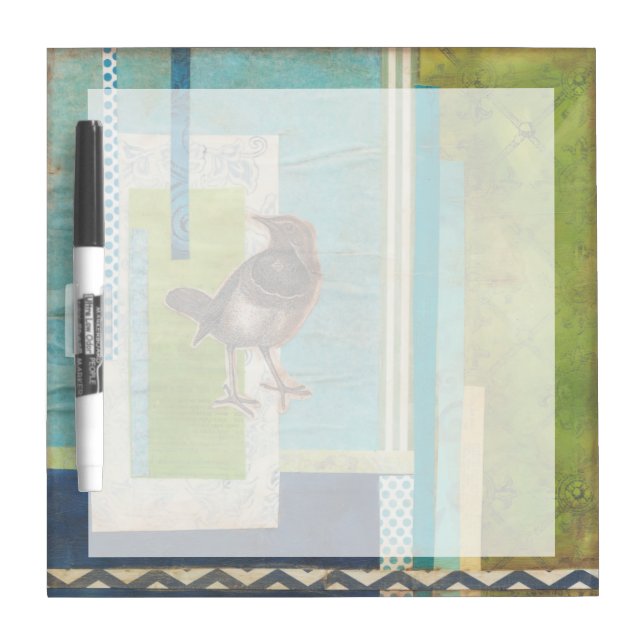 Avian Scrapbook I Dry Erase Board (Front)