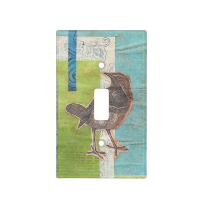 Avian Scrapbook I Light Switch Cover (Front)