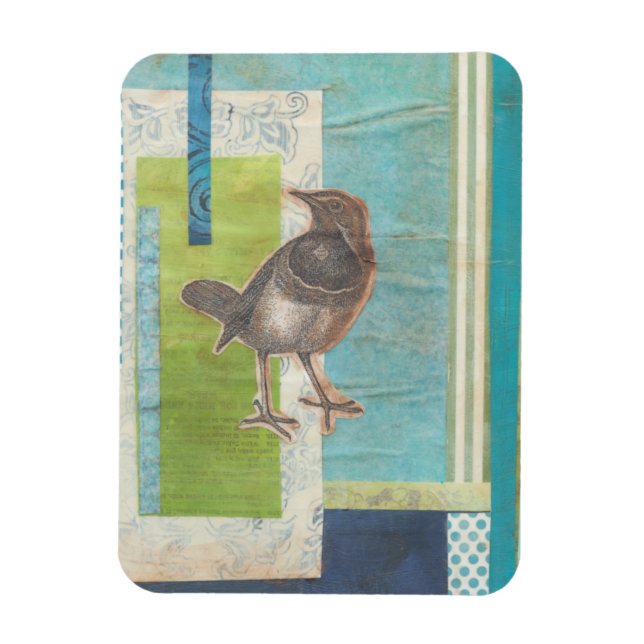 Avian Scrapbook I Magnet (Vertical)