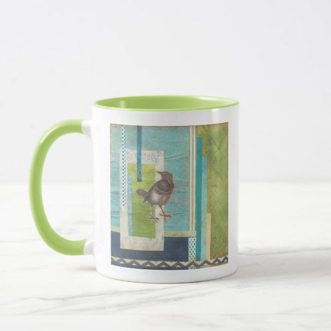 Avian Scrapbook I Mug (Left)