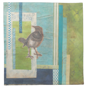 Avian Scrapbook I Napkin