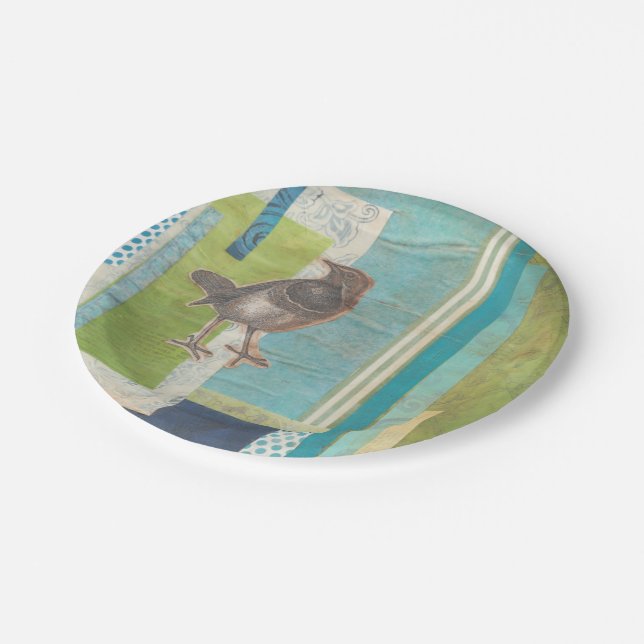 Avian Scrapbook I Paper Plates (Angled)