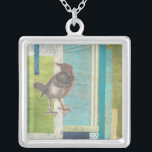 Avian Scrapbook I Silver Plated Necklace<br><div class="desc">Animals</div>
