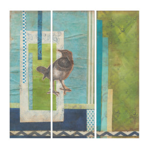 Avian Scrapbook I Triptych