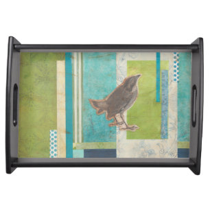 Avian Scrapbook II Serving Tray