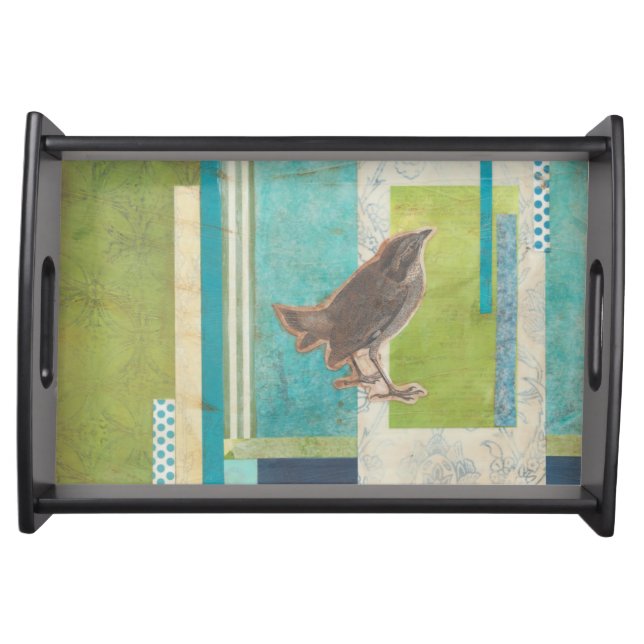 Avian Scrapbook II Serving Tray (Front)