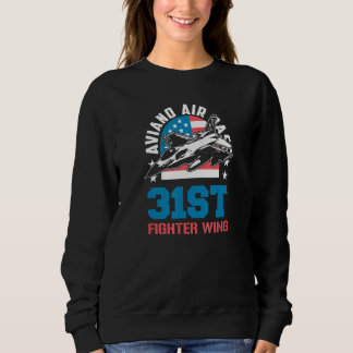Aviano Air Base 31st Fighter Wing Italy Souvenir Sweatshirt