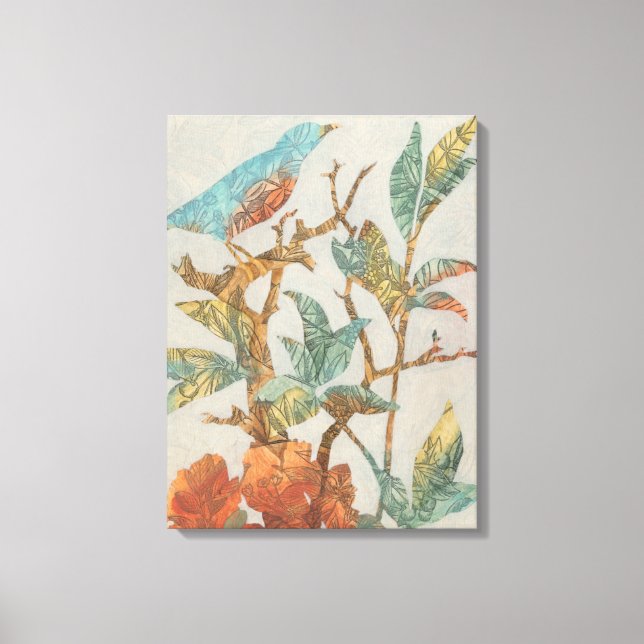 Aviary Collage I Canvas Print (Front)
