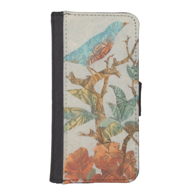 Aviary Collage I iPhone Wallet Case (Front)