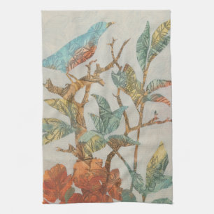 Aviary Collage I Kitchen Towel