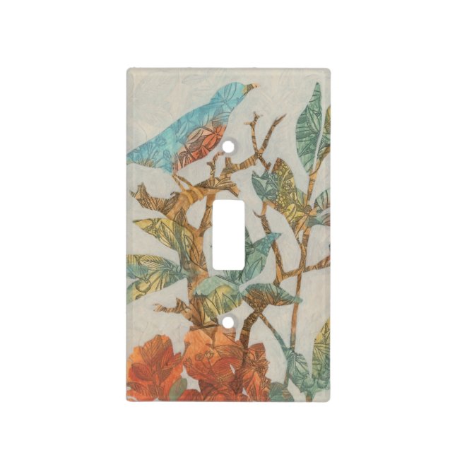 Aviary Collage I Light Switch Cover (Front)