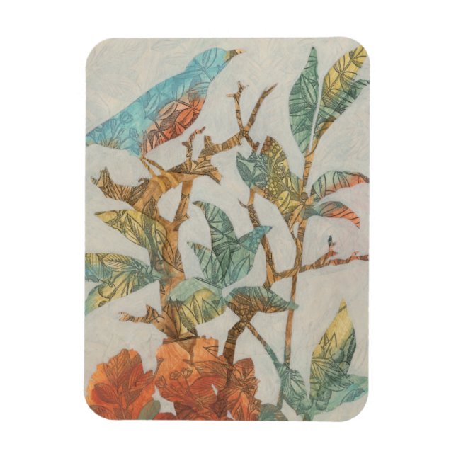 Aviary Collage I Magnet (Vertical)