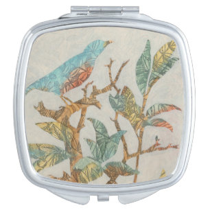 Aviary Collage I Makeup Mirror