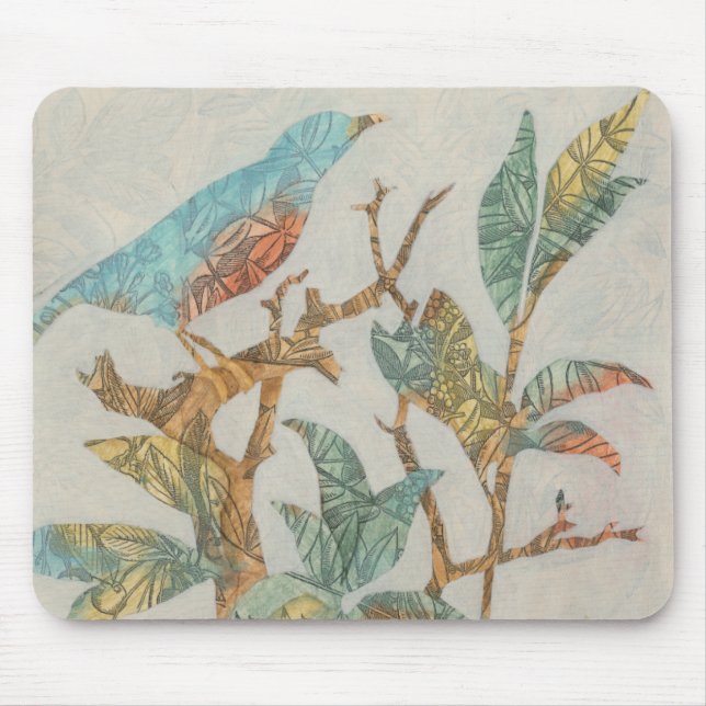 Aviary Collage I Mouse Pad (Front)