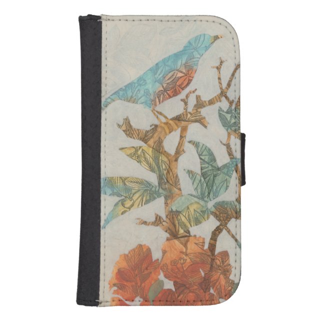 Aviary Collage I Samsung Galaxy Wallet Case (Front)