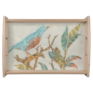 Aviary Collage I Serving Tray