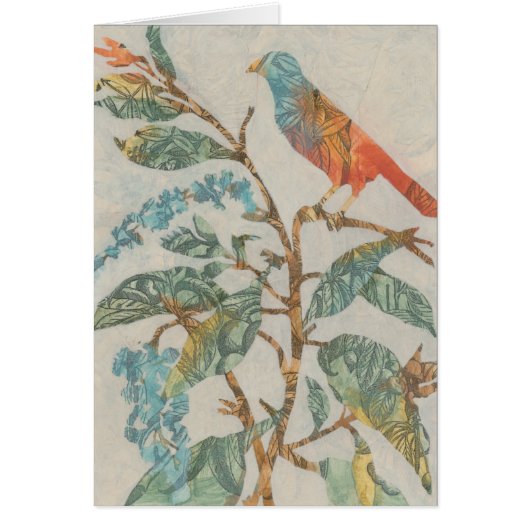 Aviary Collage II Cards (Front)