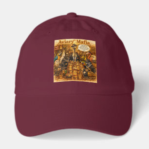 Aviary Mafia Cartoon – Feathered Mob Family Humor Hat