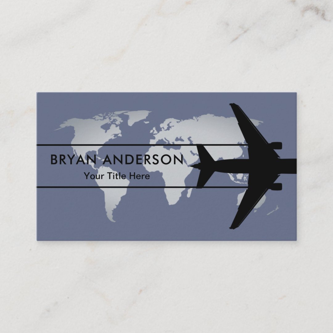 Aviation Aircraft Business Card Zazzle