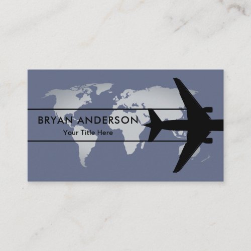 Aviation Aircraft Business Card