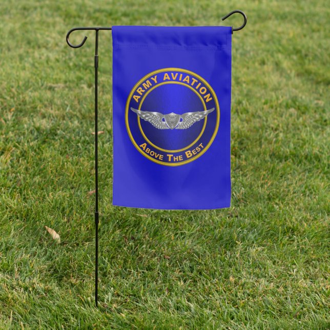 Aviation Aircrew Army Veteran  Garden Flag (In SItu)