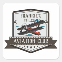 Aviation Airplane Pilot Club Custom