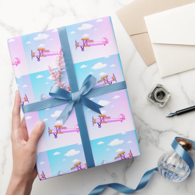Aviation Airplane Wrapping Paper (Gifting)