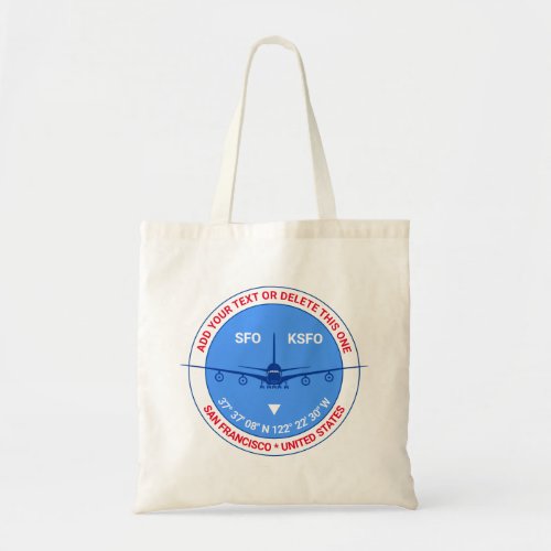 Aviation Airport Pilot Traveler Charming Tote Bag
