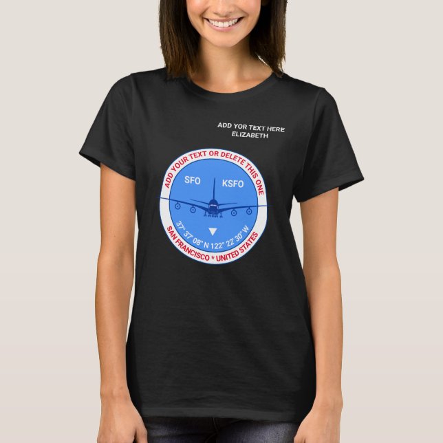 Aviation, Airport, Pilot, Traveler Tourist Cool T-Shirt (Front)