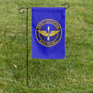 Aviation Army Veteran  Garden Flag
