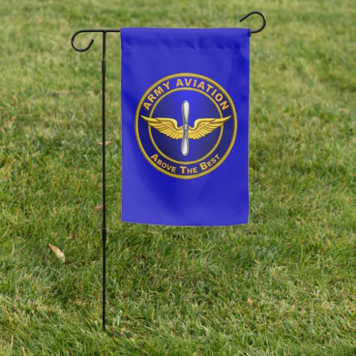 Aviation Army Veteran  Garden Flag