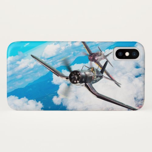 Aviation Art Device Cass  "F4U Corsair" iPhone X Case