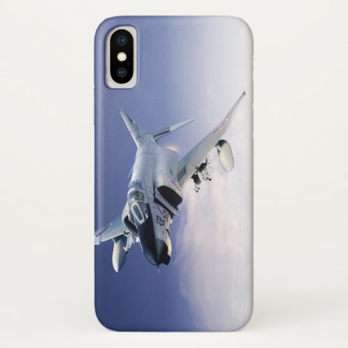 Aviation Art Device Cass  F_ 4EJ Phantom IIãJASD iPhone X Case