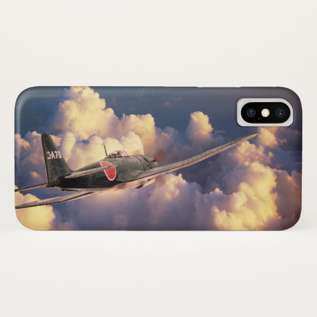 Aviation Art Device Cass  "Mitsubishi A7M　Sam" Case-Mate iPhone Case (Back (Horizontal))