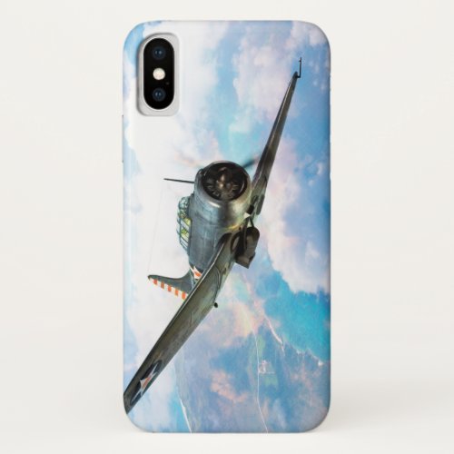 Aviation Art Device Cass  "SBD Dauntless" iPhone X Case