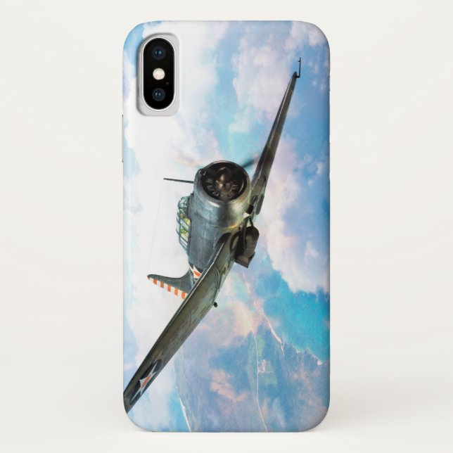 Aviation Art Device Cass  "SBD Dauntless" Case-Mate iPhone Case (Back)