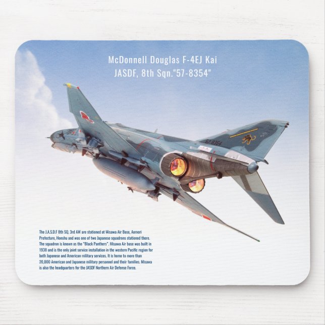 Aviation Art Mousepad "McDonnell Douglas F- 4EJ K" (Front)
