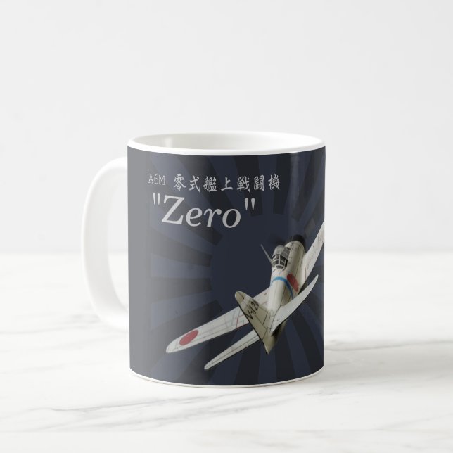 Aviation Art Mug "A6M "Zero" " (Front Left)