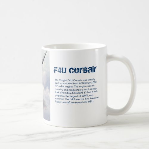 Aviation art mug "F4U Corsair"