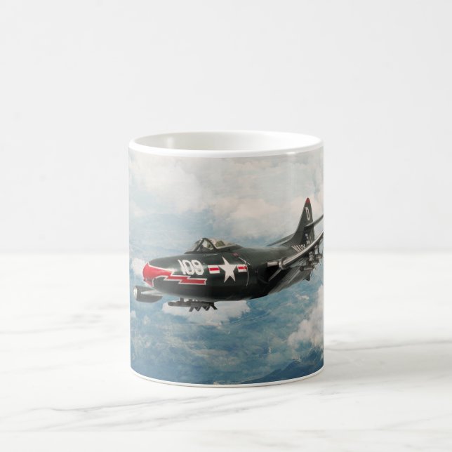 Aviation Art Mug "F9F Panther" (Center)