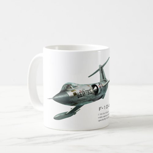 Aviation Art Mug F_104 Starfighter