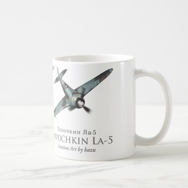 Aviation Art Mug "FW-190A & La-5FN" (Right)